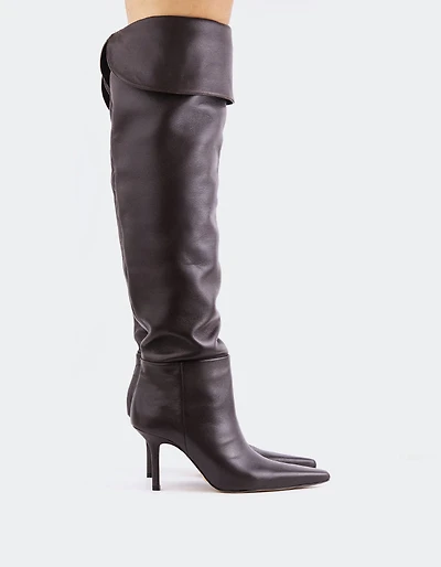Hazley Brown Leather