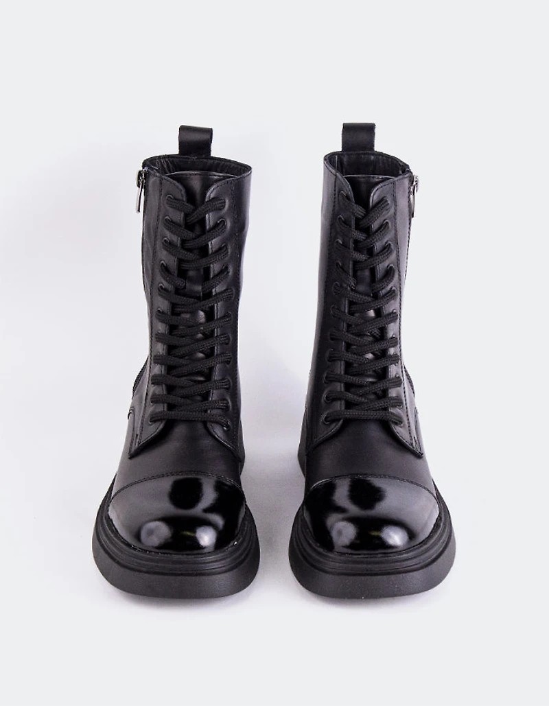 Isidore Black Leather