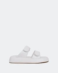 Isoria White Leather