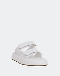 Isoria White Leather