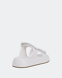 Isoria White Leather