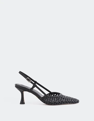 Jia Black Leather