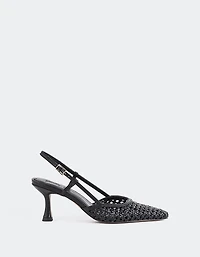 Jia Black Leather