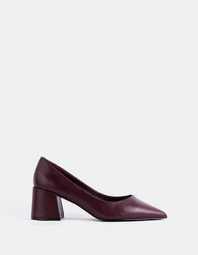 Josephine Burgundy Leather