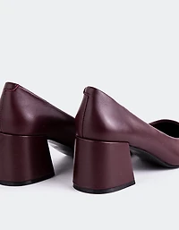 Josephine Burgundy Leather