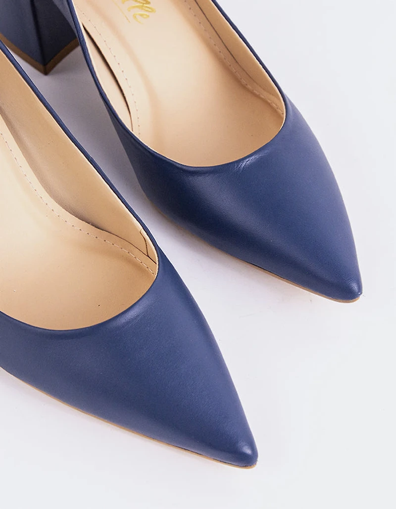 Josephine Navy Leather