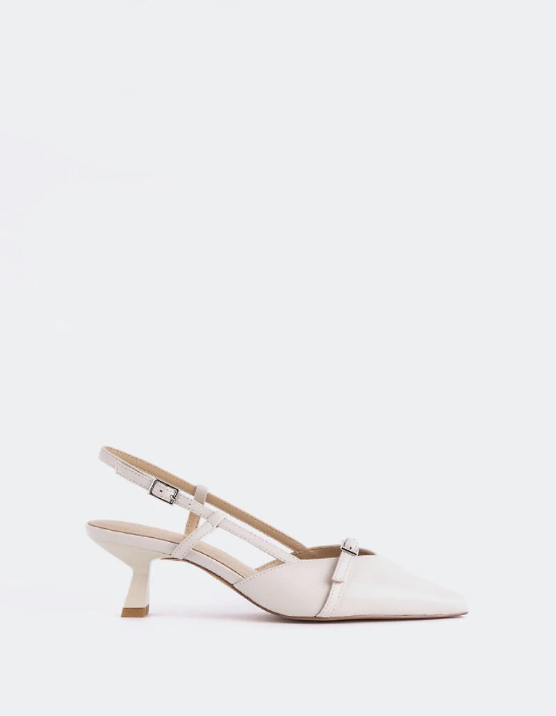 Kasteel White Leather