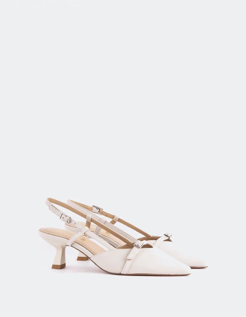 Kasteel White Leather