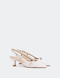 Kasteel White Leather