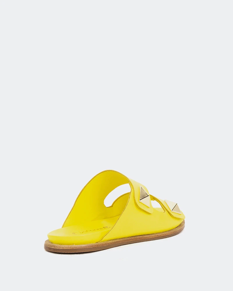 Kaylan Yellow Leather
