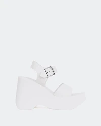 Kendall White Leather