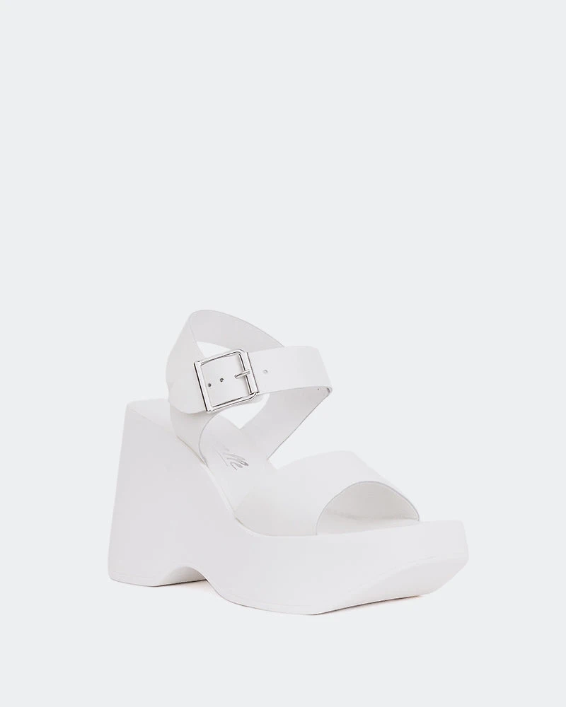 Kendall White Leather