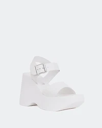 Kendall White Leather