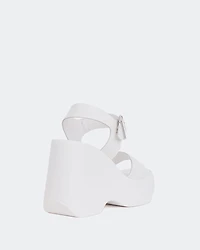 Kendall White Leather
