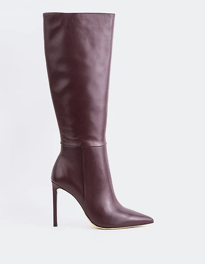 Kyrie Burgundy Leather