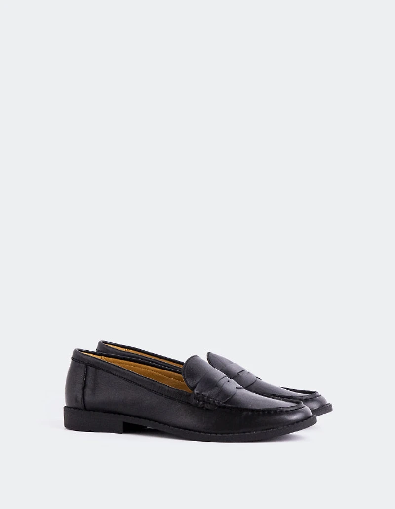 Lettine Black Leather