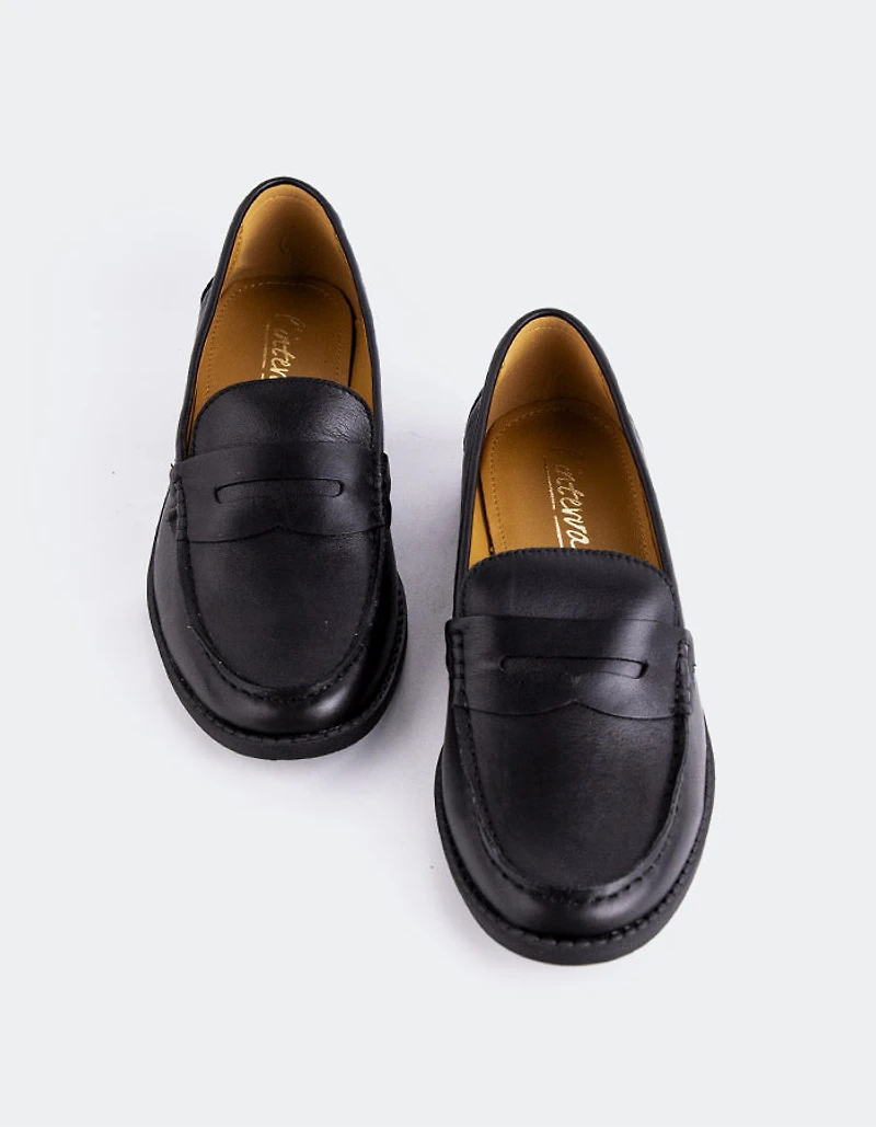 Lettine Black Leather