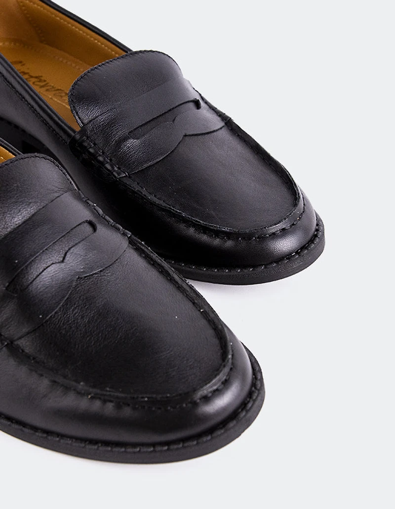 Lettine Black Leather