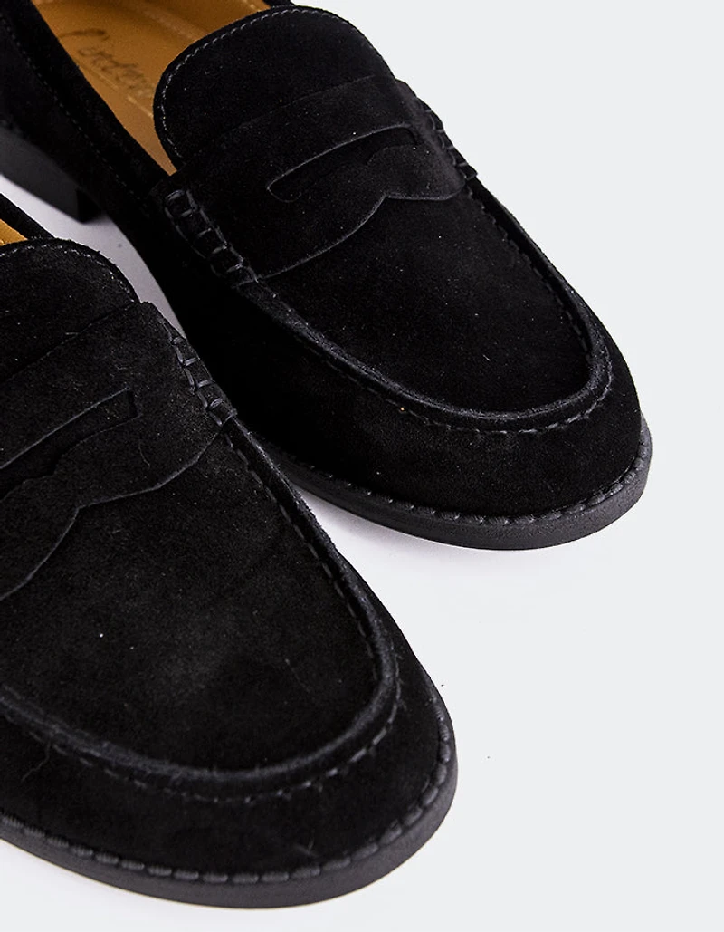 Lettine Black Suede