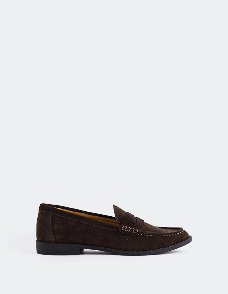 Lettine Brown Suede