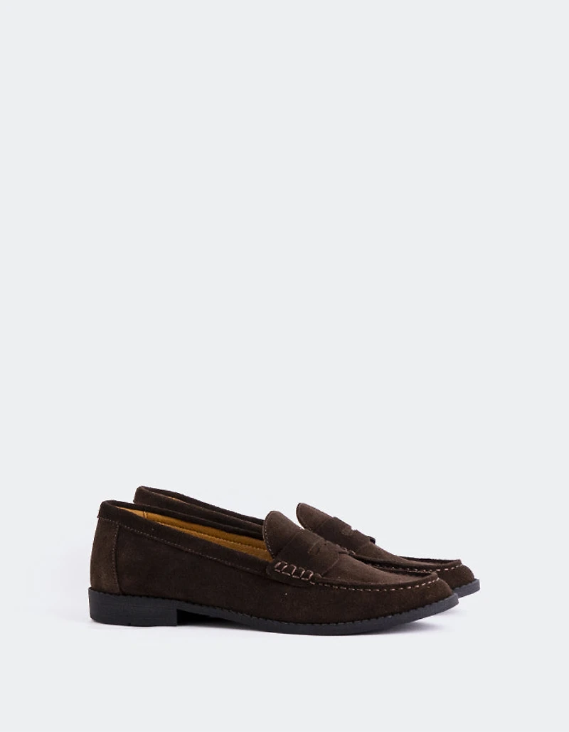 Lettine Brown Suede