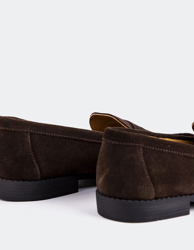 Lettine Brown Suede