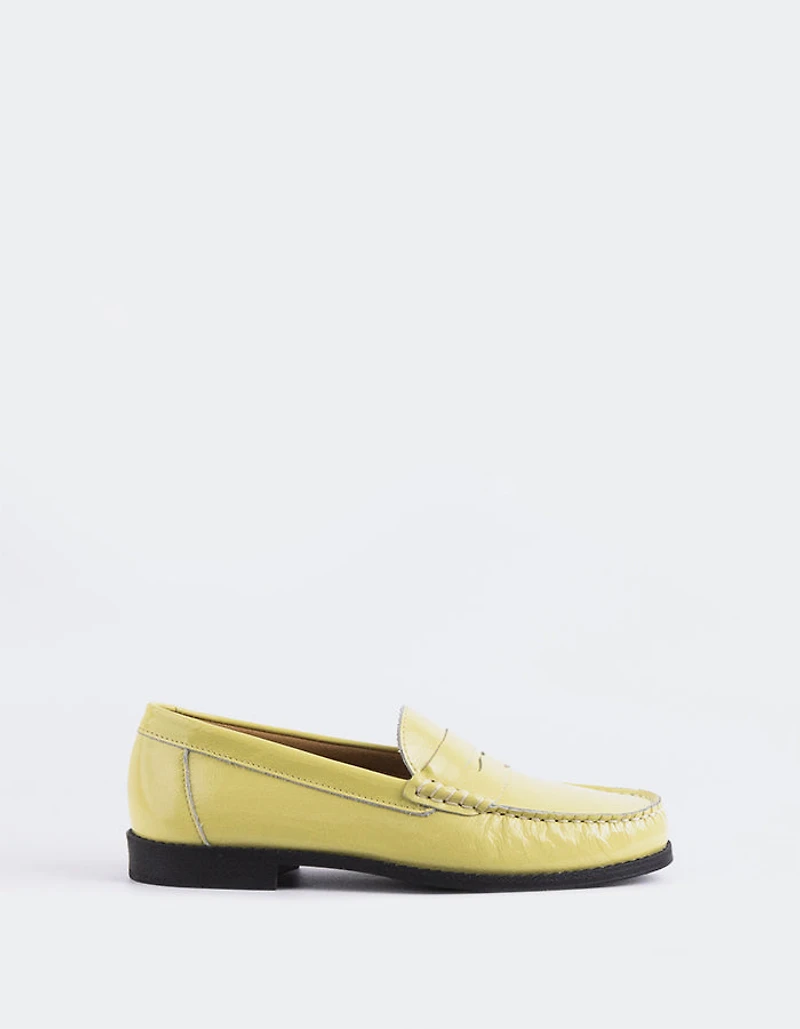 Lettine Yellow Naplack Leather