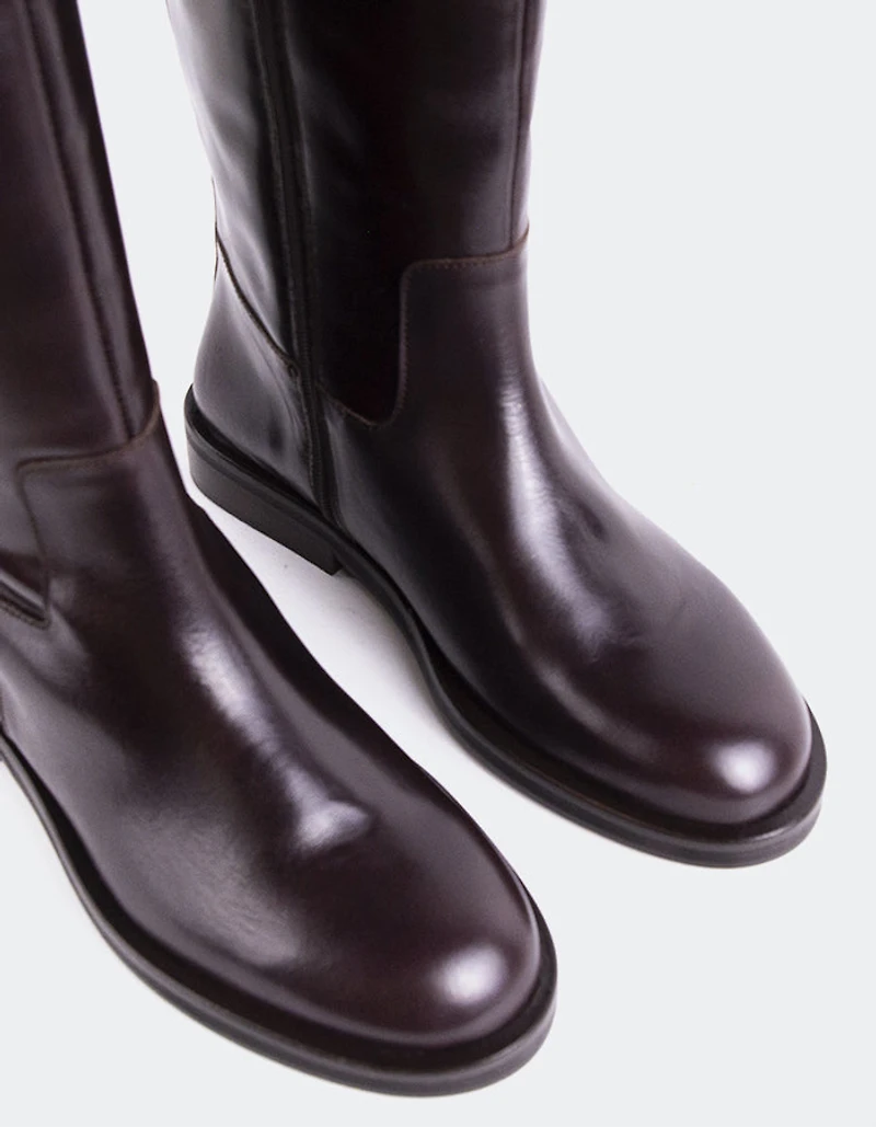 Lherma Brown Leather