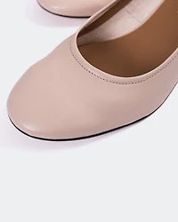 Lisbeth Nude Leather