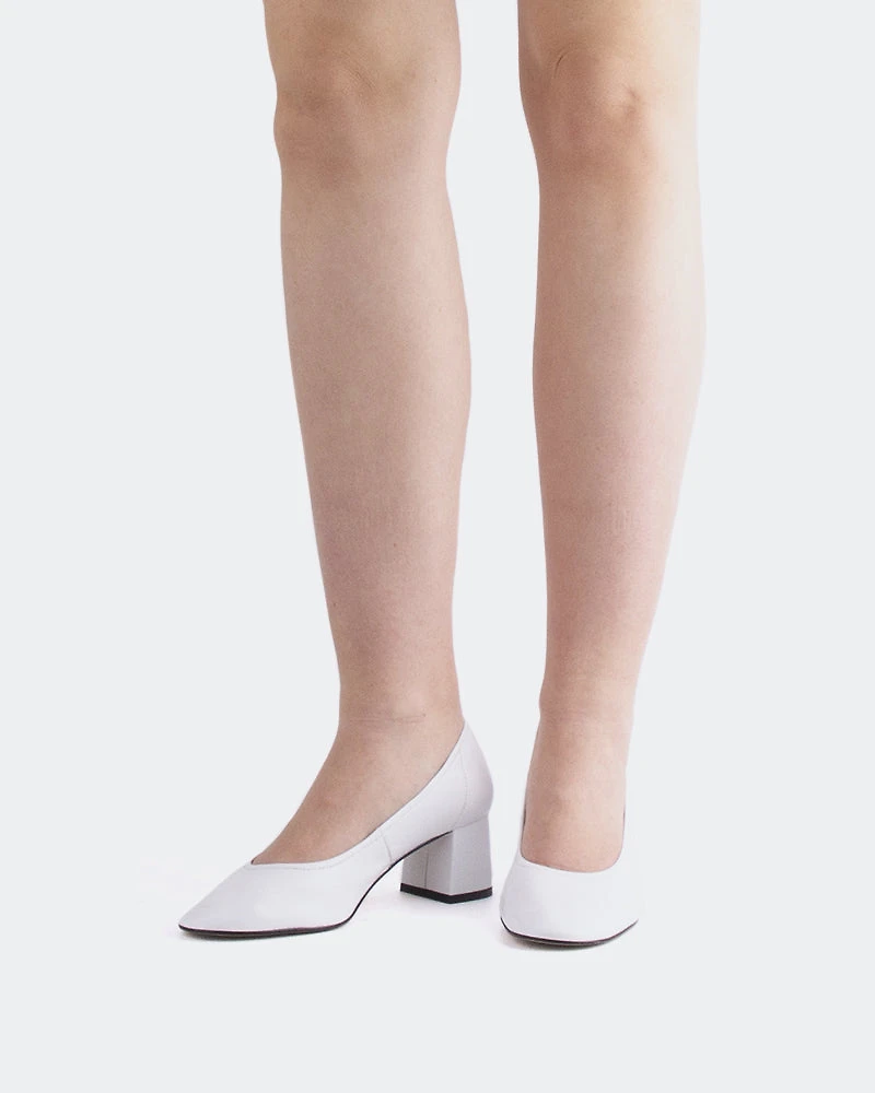 Lisbeth White Leather