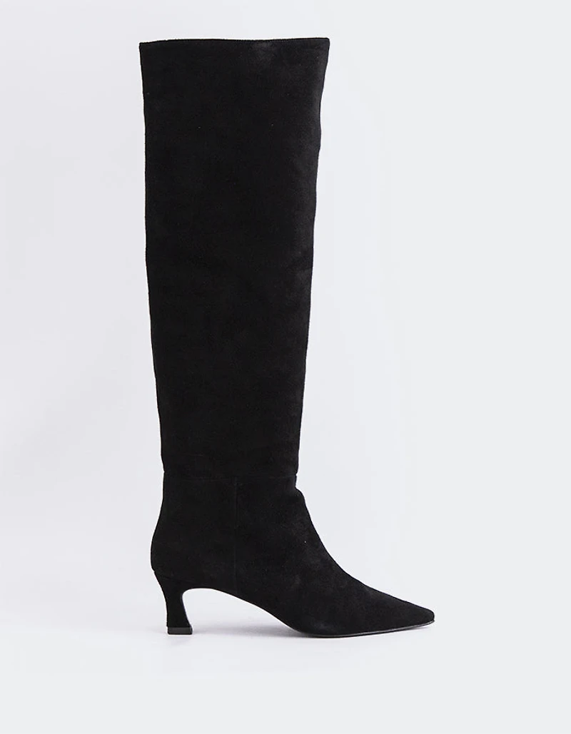 Lorenzie Black Suede
