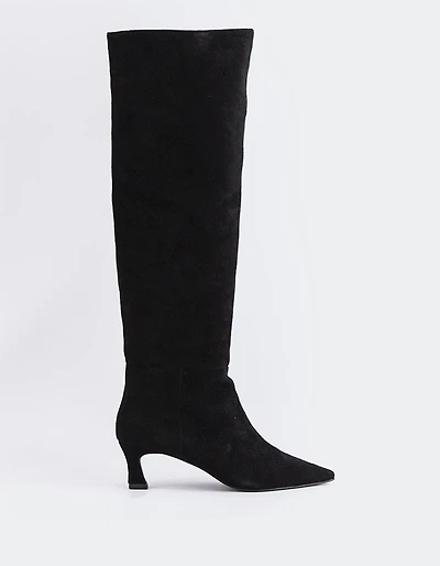 Lorenzie Black Suede