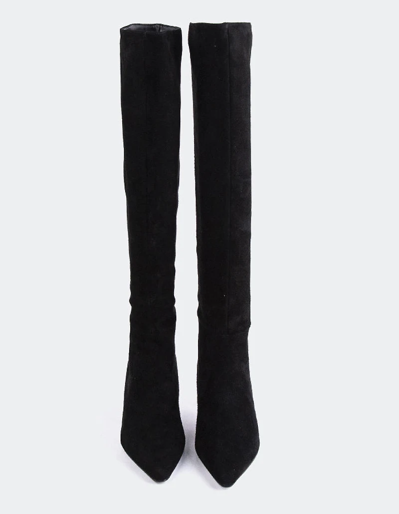 Lorenzie Black Suede