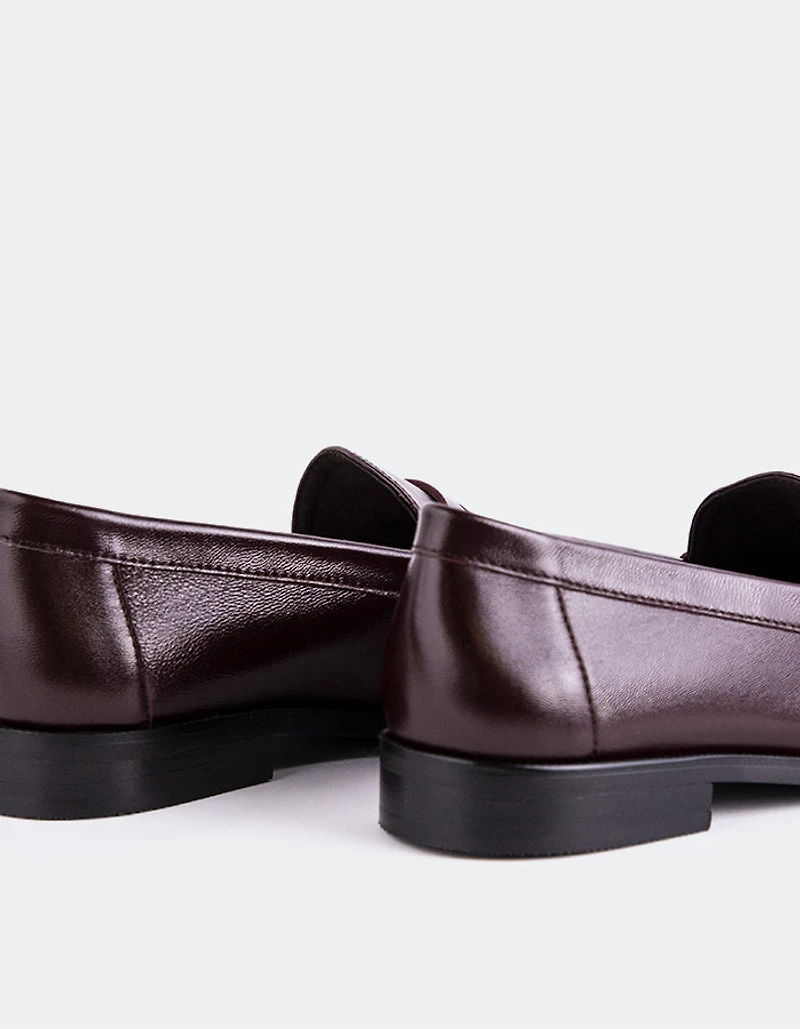 Luchino Burgundy Leather