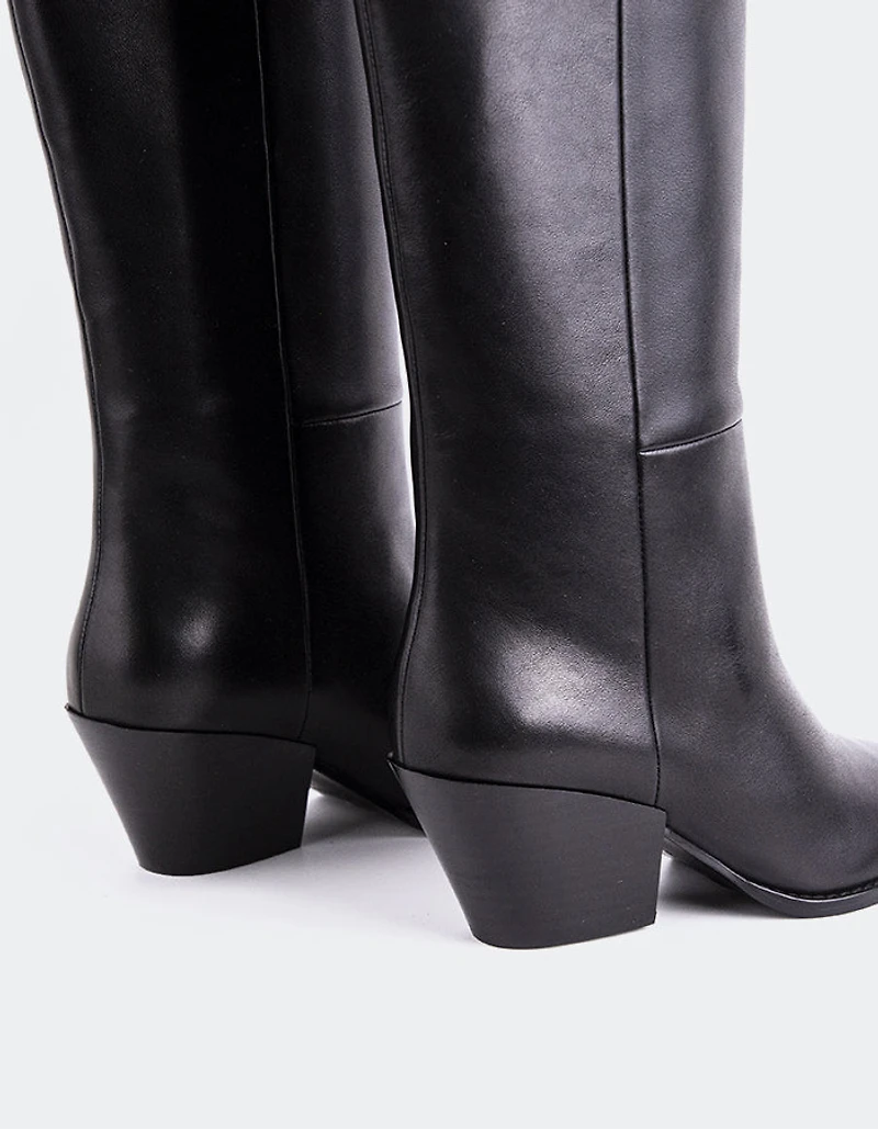 Luciano Black Leather