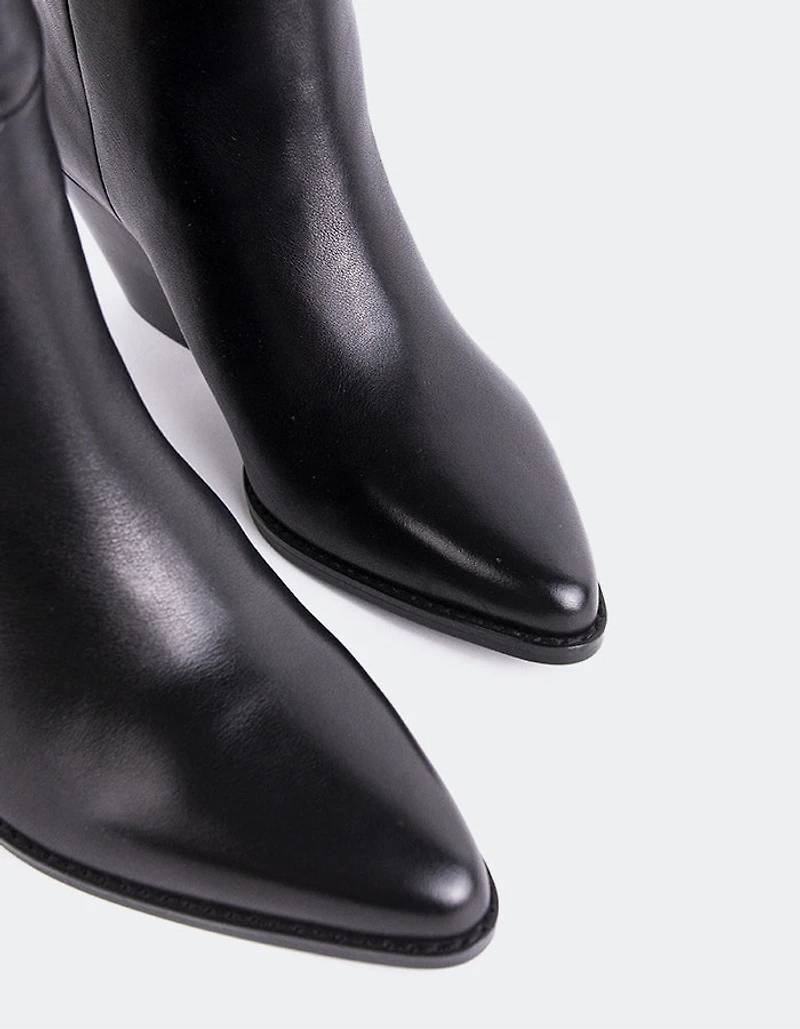 Luciano Black Leather
