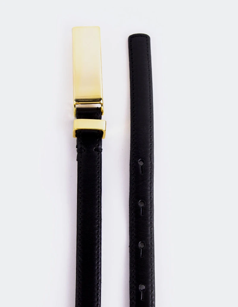 Luvella Black Leather