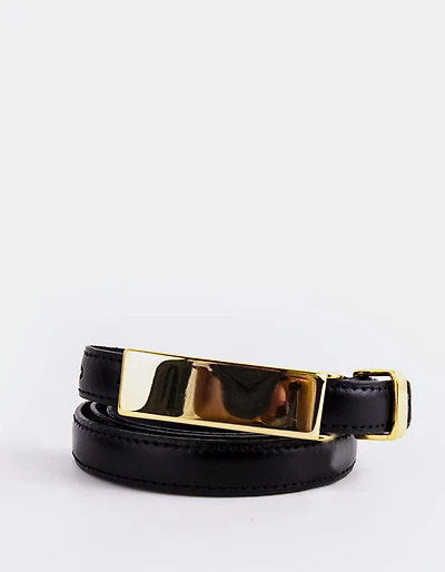 Luvella Black Leather