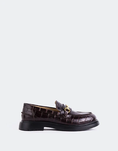 Luxie Brown Croco