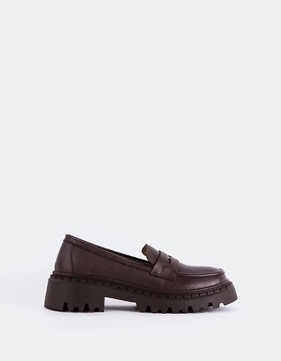 Lydia Brown Leather