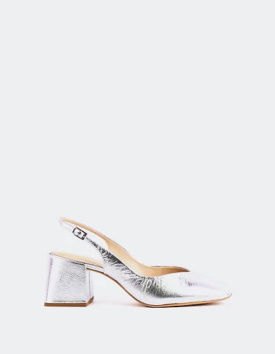 Lysiah Silver Leather
