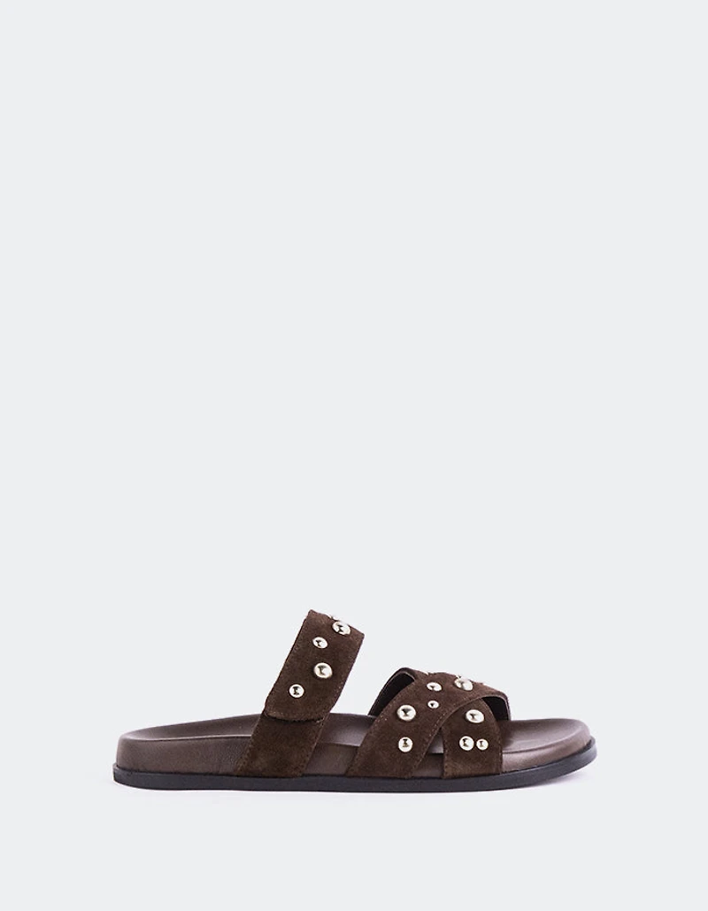 Maureen Chocolate Suede