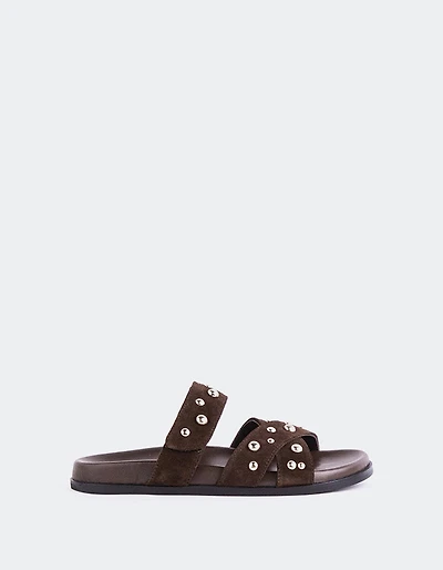 Maureen Chocolate Suede