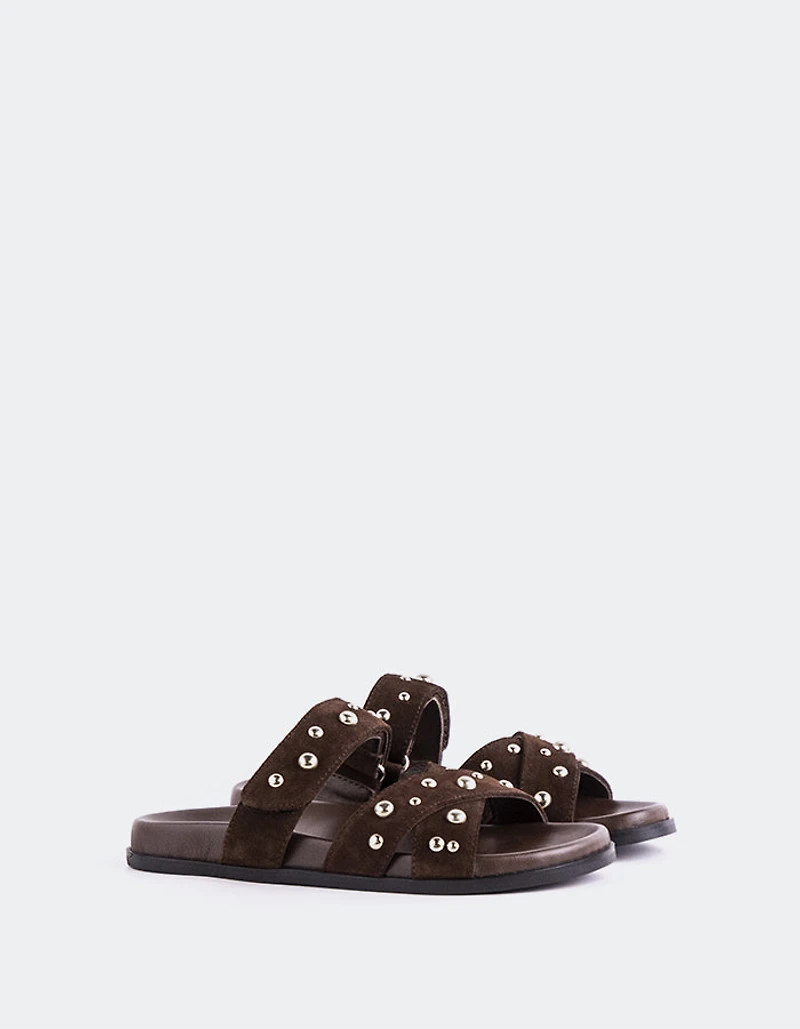 Maureen Chocolate Suede
