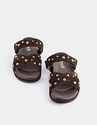 Maureen Chocolate Suede