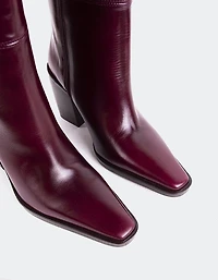 Melville Burgundy Leather