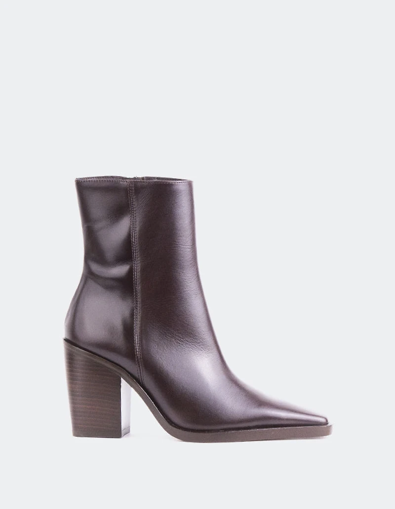 Meraly Dark Brown Leather