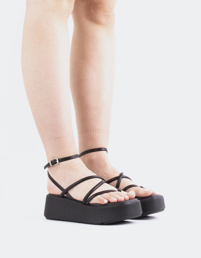 Miel Black Leather
