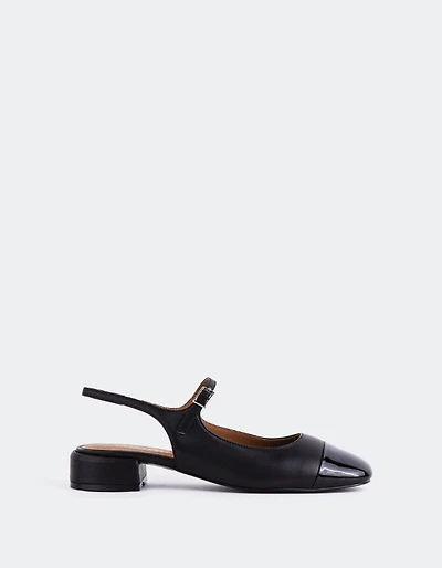 Miltonia Black Leather