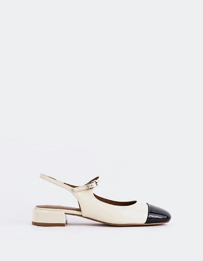 Miltonia Black/Cream Patent